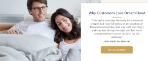 Dream Cloud Customer Reviews