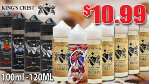 Kings Crest 120ml Vape Juice $8.99