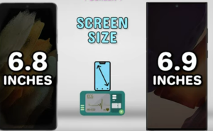 Samsung Galaxy S21 and S20 Screen Size